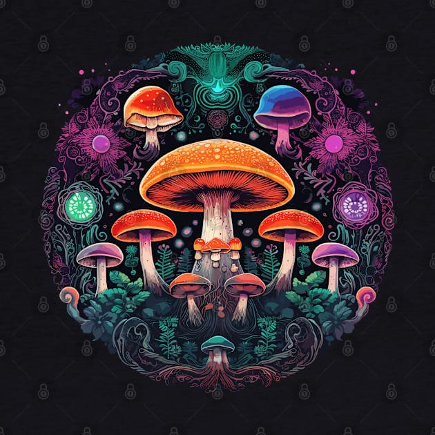 Chakra Mushroom Meditation by MushMagicWear